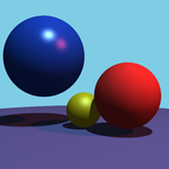 Extension: antialiased image with Blinn-Phong shading